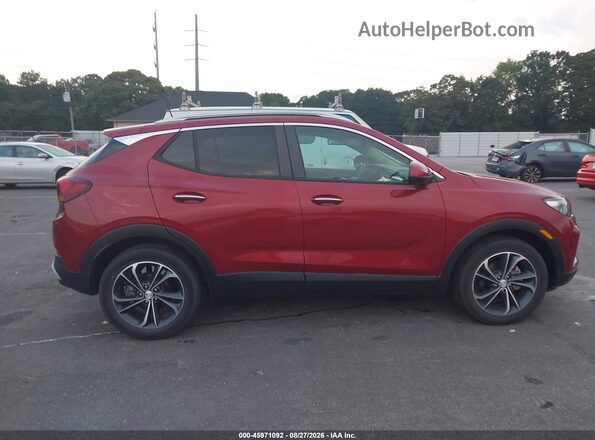 KL4MMDSL7LB105318 2020 BUICK ENCORE Red Widok wnętrza z tyłu