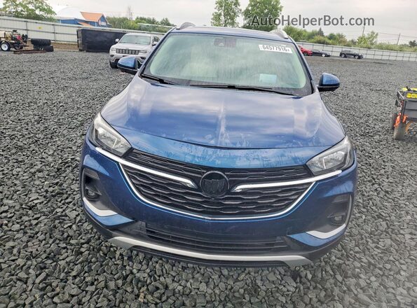 KL4MMDSL7MB015572 2021 BUICK ENCORE Blue Front view