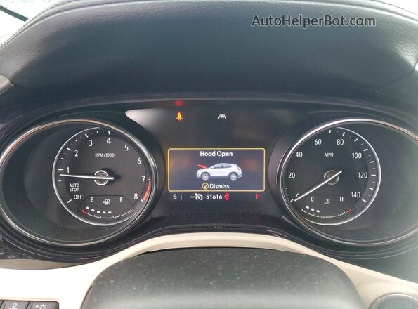 KL4MMDSL7MB015572 2021 BUICK ENCORE Blue Instrument cluster view