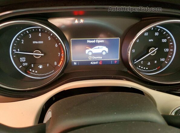KL4MMDSL7MB160790 2021 BUICK ENCORE White Vista del cuadro de instrumentos