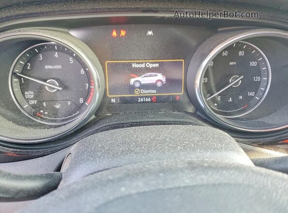 KL4MMDSL7NB013077 2022 BUICK ENCORE Black Widok zestawu wskaźników