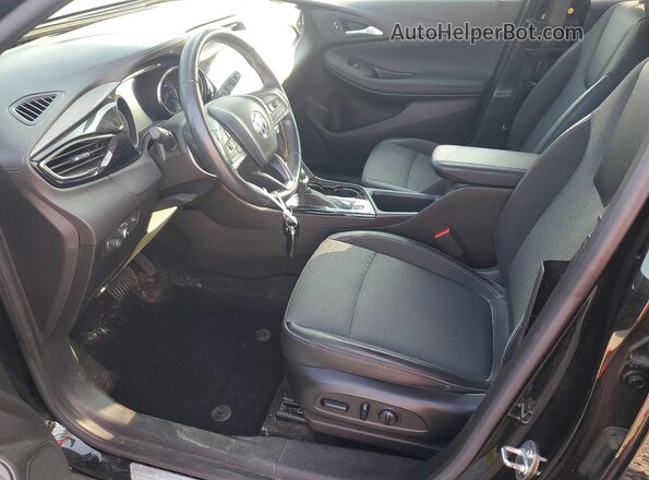 KL4MMDSL7NB013077 2022 BUICK ENCORE Black Widok wnętrza z przodu