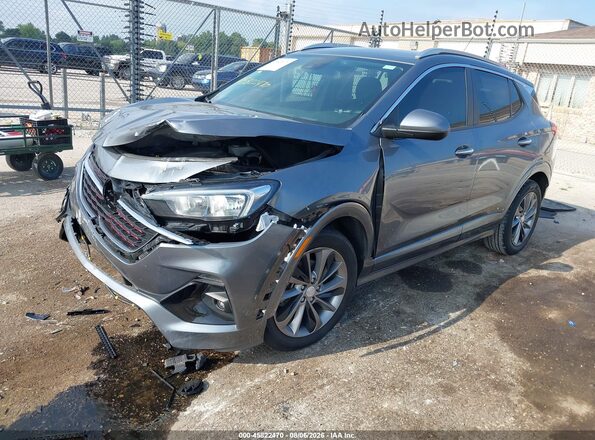 KL4MMDSL7NB114281 2022 BUICK ENCORE Gray წინა მარცხენა ხედი სამი მეოთხედიდან