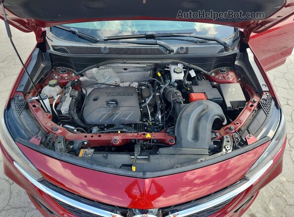 KL4MMDSL8NB121711 2022 BUICK ENCORE Red Widok komory silnika