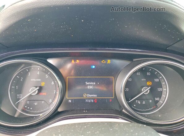 KL4MMDSL9LB093043 2020 BUICK ENCORE Black Widok zestawu wskaźników