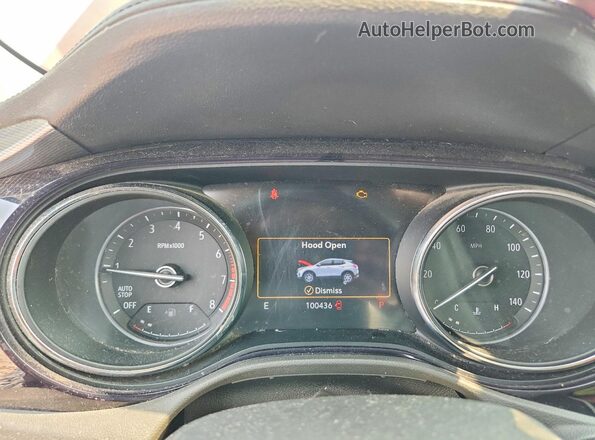 KL4MMDSLXLB098574 2020 BUICK ENCORE Orange ხელსაწყოთა პანელის ხედი
