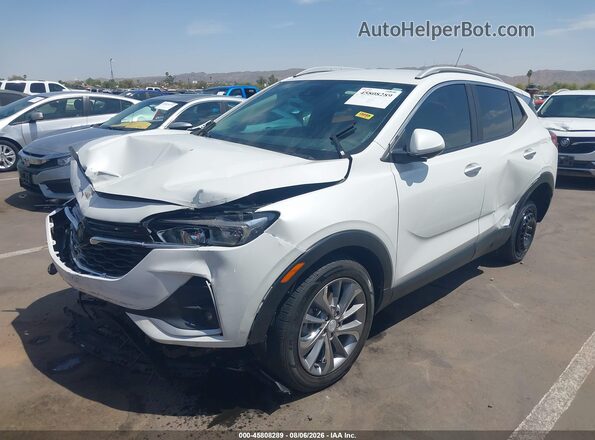 KL4MMDSLXNB049586 2022 BUICK ENCORE White Front left