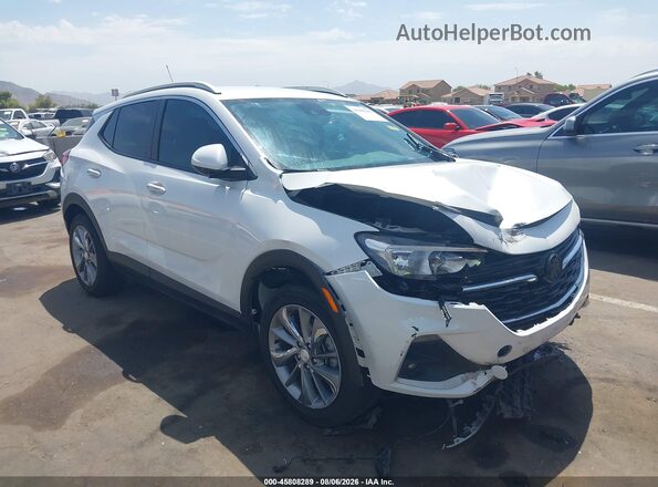 KL4MMDSLXNB049586 2022 BUICK ENCORE White Front view