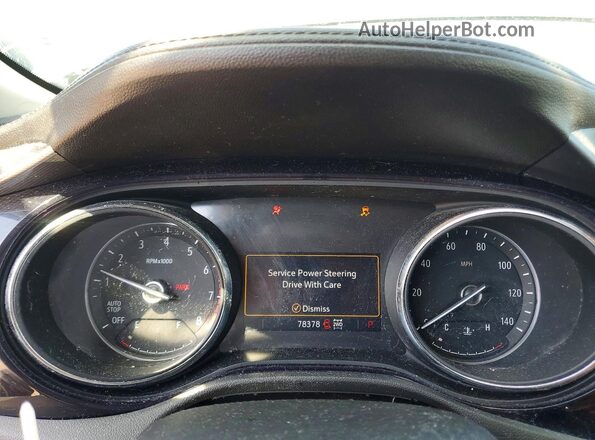 KL4MMESL1MB074610 2021 BUICK ENCORE Gray Instrument cluster view