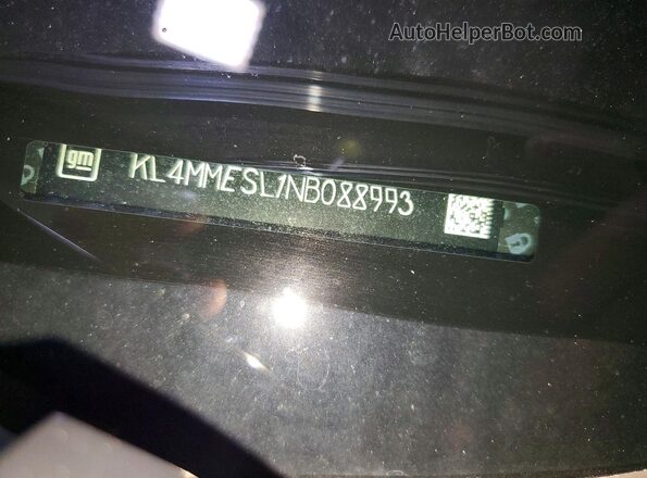 KL4MMESL1NB088993 2022 BUICK ENCORE Gray Vista de la etiqueta del VIN