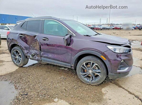 KL4MMESL2MB137293 2021 BUICK ENCORE Burgundy Delantero derecho
