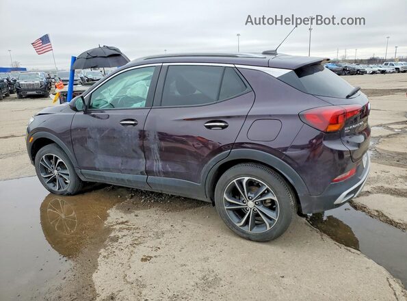 KL4MMESL2MB137293 2021 BUICK ENCORE Burgundy Trasero izquierdo