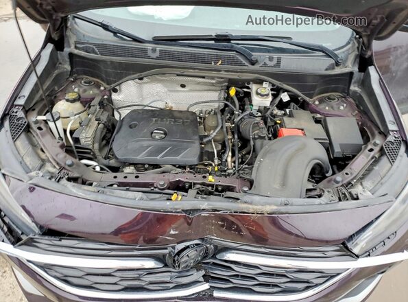 KL4MMESL2MB137293 2021 BUICK ENCORE Burgundy Vista del compartimento del motor