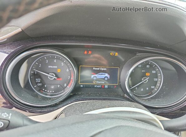 KL4MMESL2MB165594 2021 BUICK ENCORE Gray Вид щитка приладів