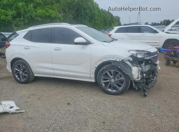 KL4MMESL3PB104498 2023 BUICK ENCORE White Передня права чверть
