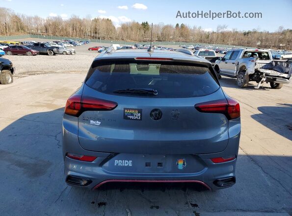 KL4MMESL6MB052599 2021 BUICK ENCORE Gray Rear view