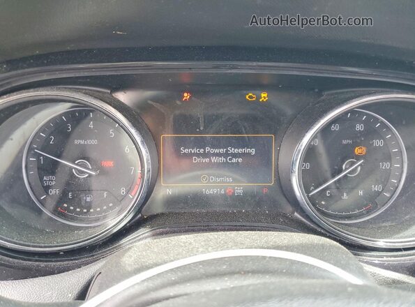 KL4MMESL6MB116205 2021 BUICK ENCORE Blue Instrument cluster view