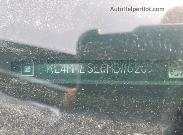 KL4MMESL6MB116205 2021 BUICK ENCORE Blue VIN sticker view