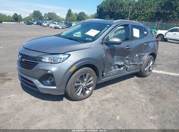 KL4MMESL9LB127343 2020 BUICK ENCORE Gray Առջևի ձախ երեք քառորդ տեսարան