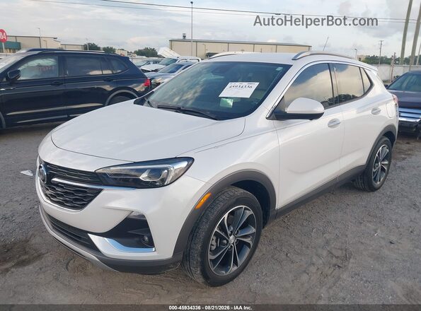 KL4MMFSL1LB077124 2020 BUICK ENCORE White წინა მარცხენა ხედი სამი მეოთხედიდან