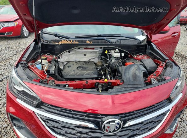 KL4MMFSL2LB104363 2020 BUICK ENCORE Бордовый Вид задней части салона