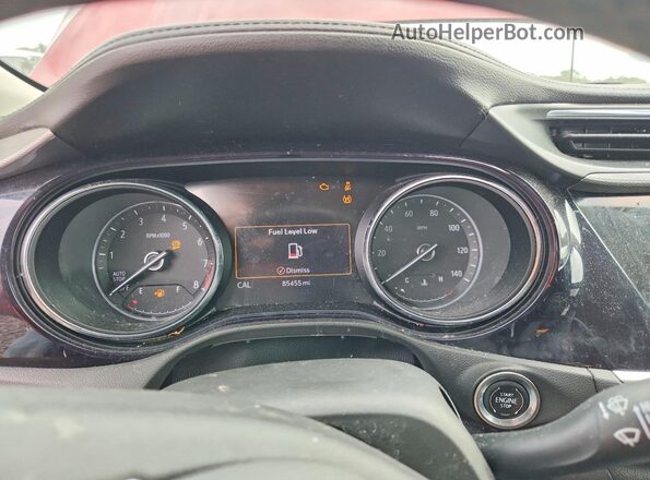 KL4MMFSL2LB104363 2020 BUICK ENCORE Бордовый Вид щитка приборов