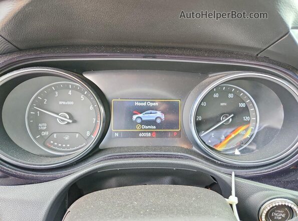KL4MMFSL2MB162717 2021 BUICK ENCORE Серый Вид щитка приборов