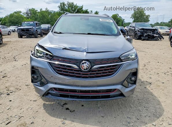 KL4MMFSL3MB100694 2021 BUICK ENCORE Gray Вид спереду