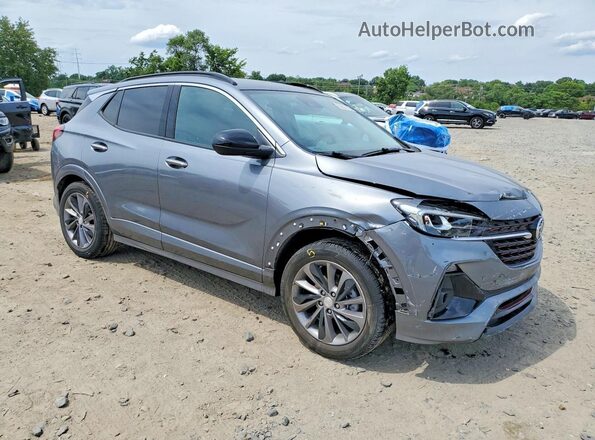 KL4MMFSL3MB100694 2021 BUICK ENCORE Gray Передня права чверть