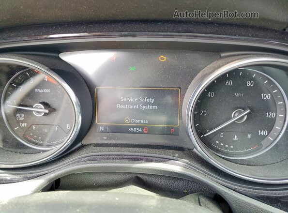KL4MMFSL3MB100694 2021 BUICK ENCORE Gray Вид щитка приладів