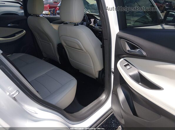 KL4MMFSL3NB101748 2022 BUICK ENCORE White VIN კოდის სტიკერის ხედი
