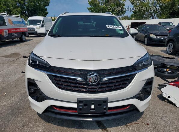 KL4MMFSL7MB143256 2021 BUICK ENCORE White Դիմացի տեսք