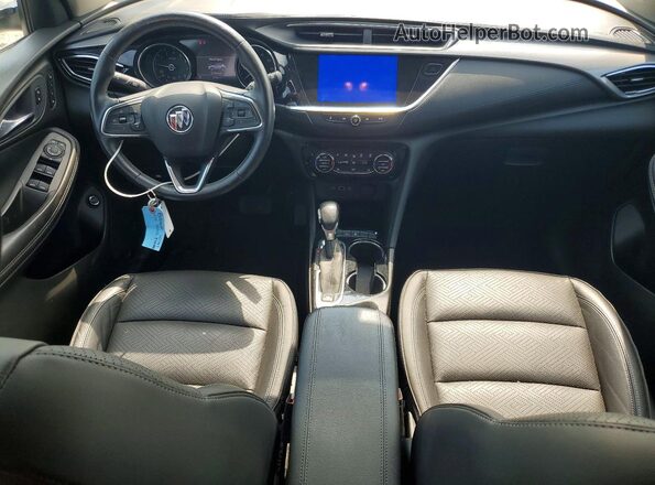KL4MMFSL7MB143256 2021 BUICK ENCORE White Առջևի վահանակի տեսք