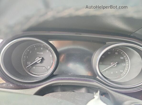 KL4MMFSLXMB040607 2021 BUICK ENCORE Gray ხელსაწყოთა პანელის ხედი