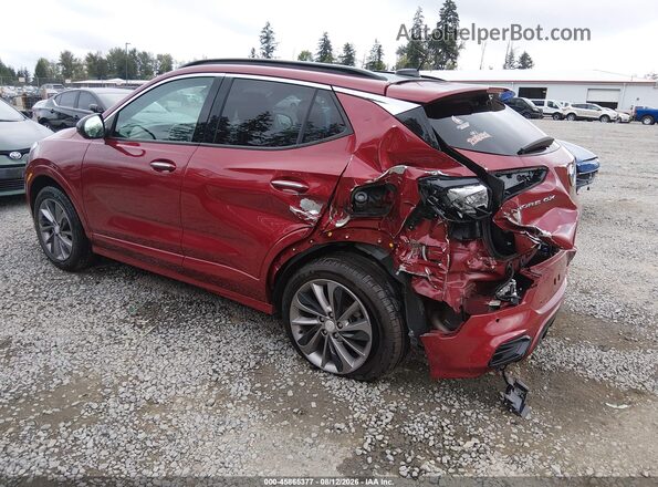 KL4MMGSL2MB040509 2021 BUICK ENCORE Red უკანა მარცხენა