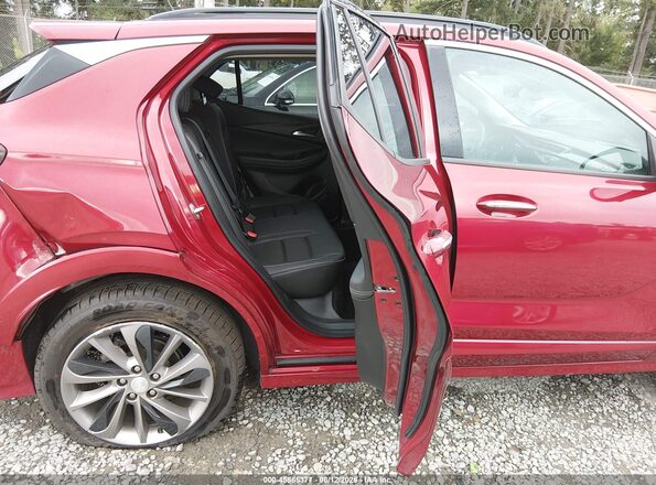 KL4MMGSL2MB040509 2021 BUICK ENCORE Red VIN კოდის სტიკერის ხედი