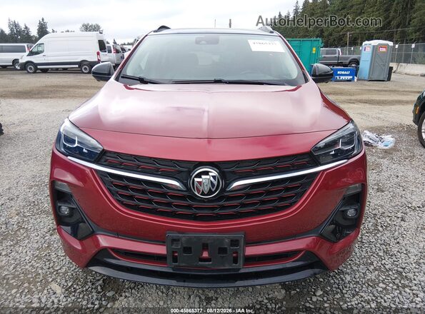 KL4MMGSL2MB040509 2021 BUICK ENCORE Red უკანა სალონის ხედი