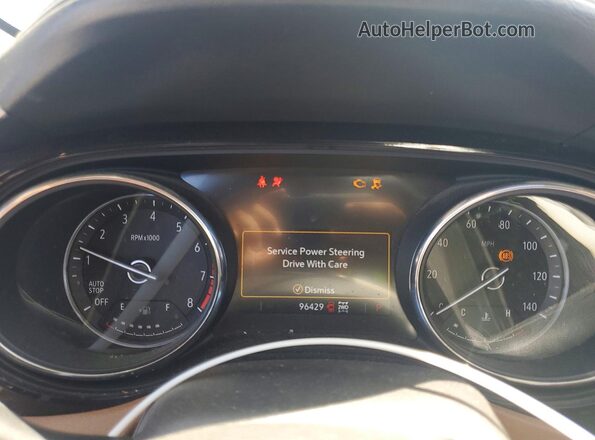 KL4MMGSL3MB165549 2021 BUICK ENCORE Gray Instrument cluster view