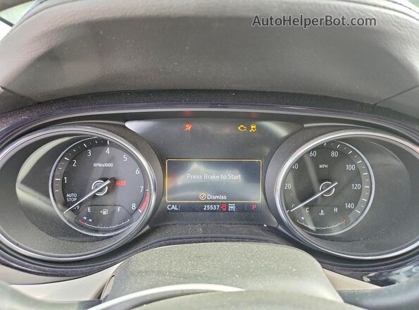KL4MMGSL5PB153956 2023 BUICK ENCORE White ხელსაწყოთა პანელის ხედი