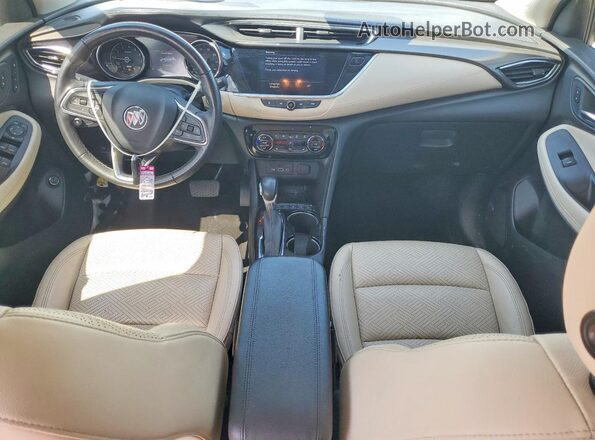 KL4MMGSL7MB164792 2021 BUICK ENCORE White წინა პანელის ხედი