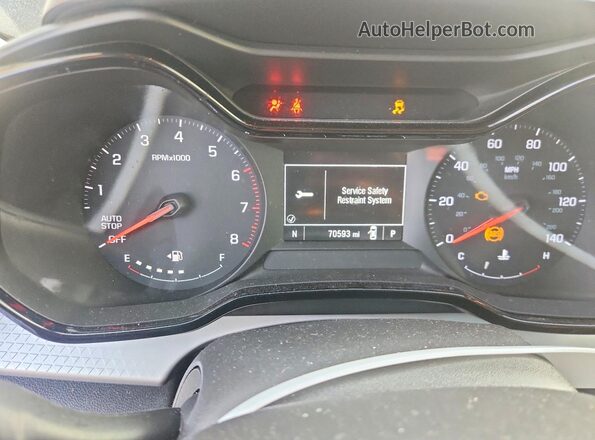 KL77LFE21RC071896 2024 CHEVROLET TRAX Brown Vista del cuadro de instrumentos