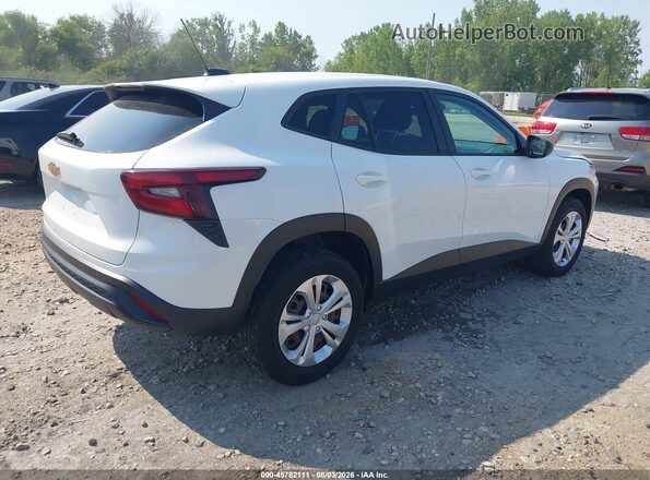 KL77LFE22RC058610 2024 CHEVROLET TRAX Белый Задняя правая четверть