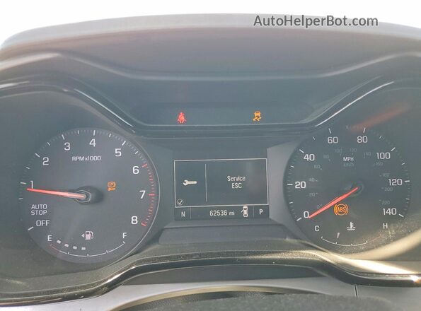 KL77LFE22RC070210 2024 CHEVROLET TRAX Белый Вид щитка приборов