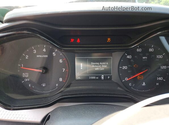 KL77LFE24RC107886 2024 CHEVROLET TRAX Black Widok zestawu wskaźników