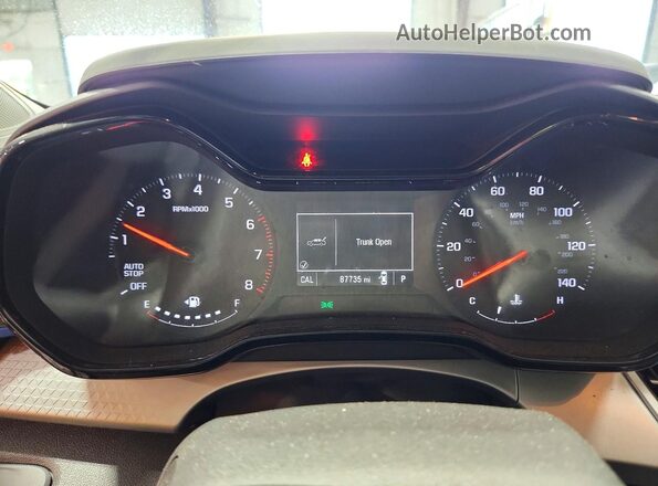 KL77LFE25RC243461 2024 CHEVROLET TRAX Черный Вид щитка приборов