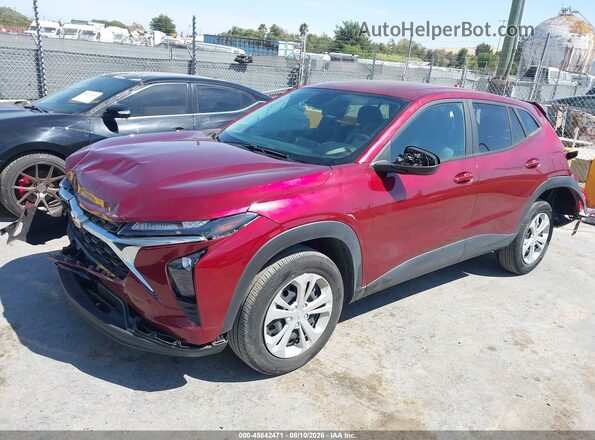 KL77LFE26RC135351 2024 CHEVROLET TRAX Red Vista tres cuartos delantera izquierda