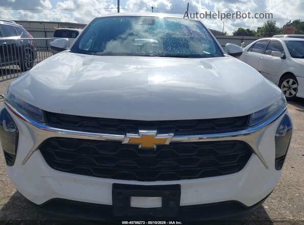 KL77LFE28RC013994 2024 CHEVROLET TRAX White Widok zestawu wskaźników