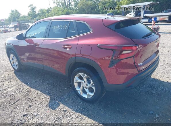 KL77LFE29RC136980 2024 CHEVROLET TRAX Maroon Задня ліва чверть