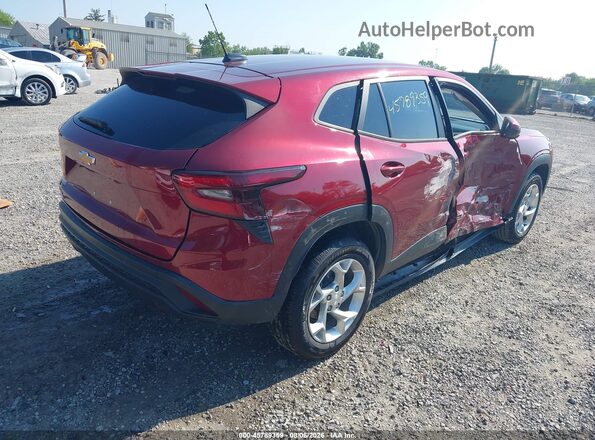 KL77LFE29RC136980 2024 CHEVROLET TRAX Maroon Задня права чверть