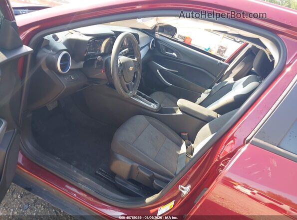 KL77LFE29RC136980 2024 CHEVROLET TRAX Maroon Вид салону спереду